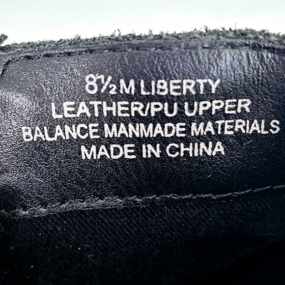 Crown Vintage Black Ankle Boots 8.5M Leather Block Heel‎ Womens Liberty《974》B - Picture 7 of 9